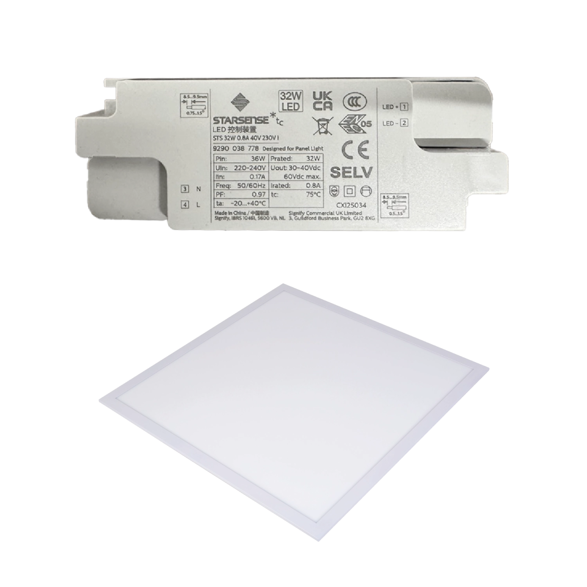 Ultra Light LED Panel Light 30W - CRI 95 High-Efficiency Lighting with Energy Saving (T600)