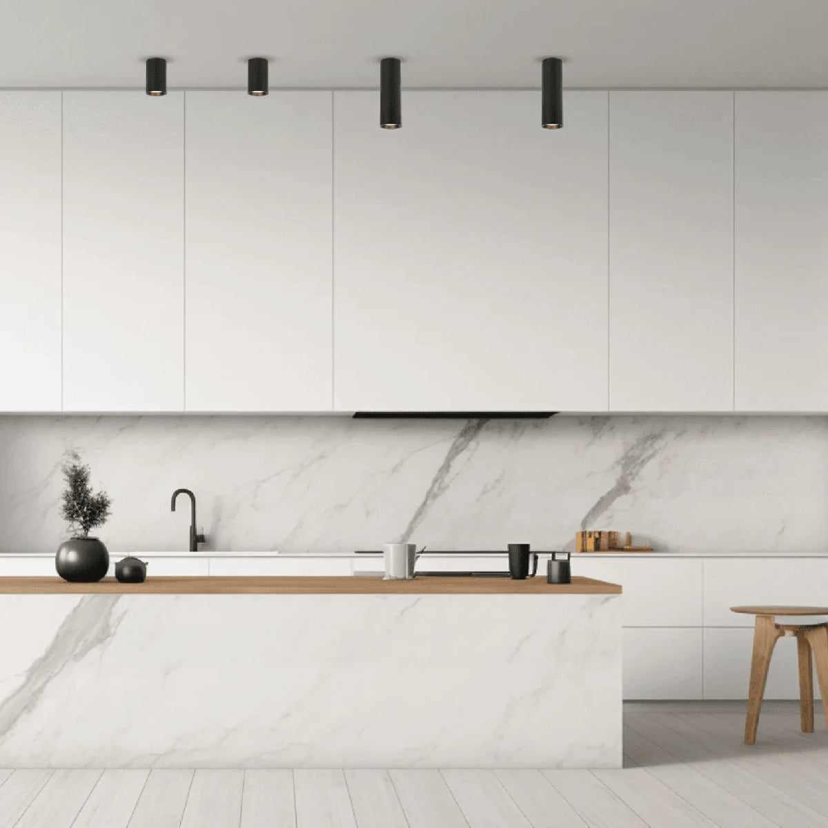 Ultra Light LED Surface Mounted Light (ZG1030) – 20W Anti-Glare Chrome Reflector