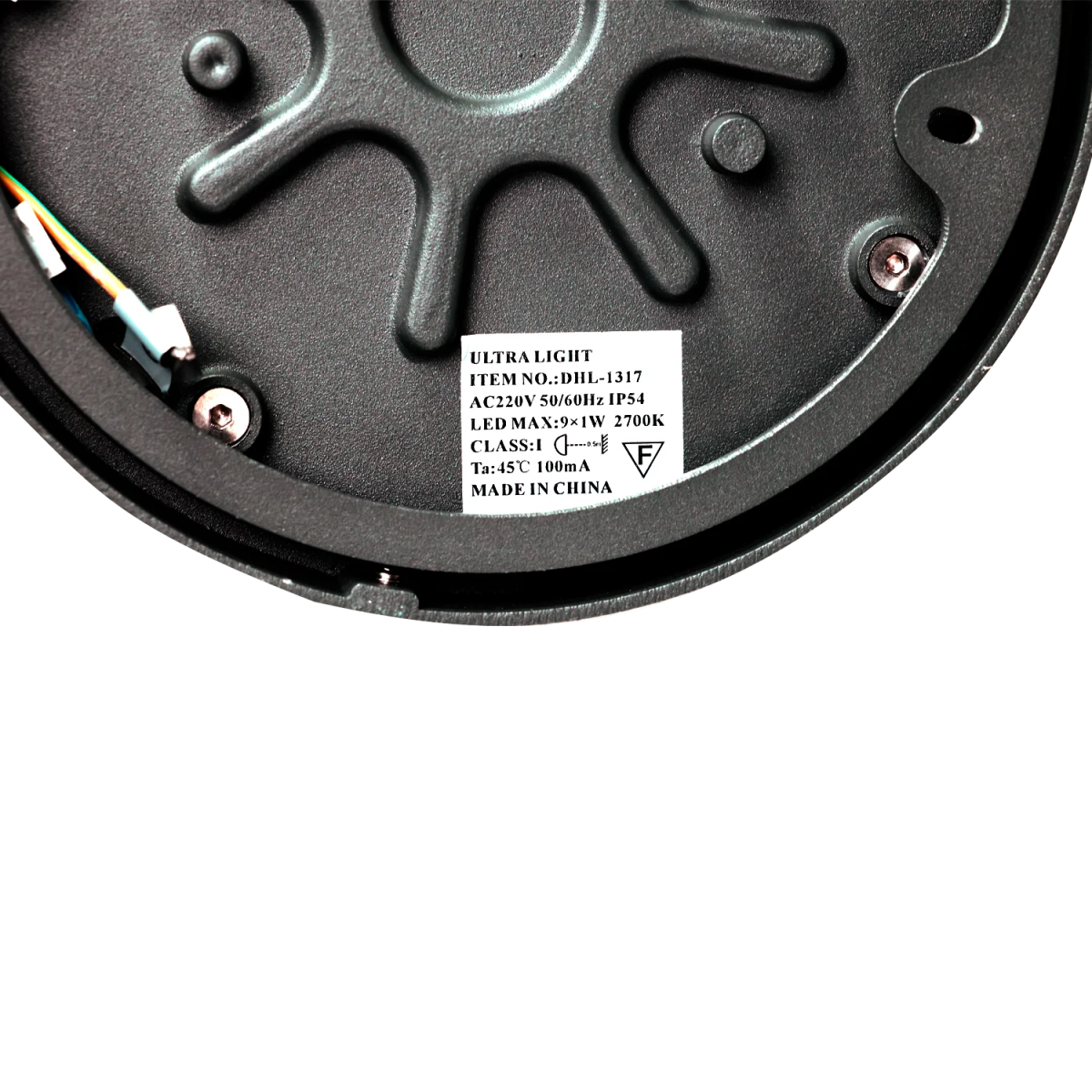 إضاءة جدارية خارجية ليد من الترا لايت | إضاءة أسطوانية لجميع الاتجاهات (DHL-1317)