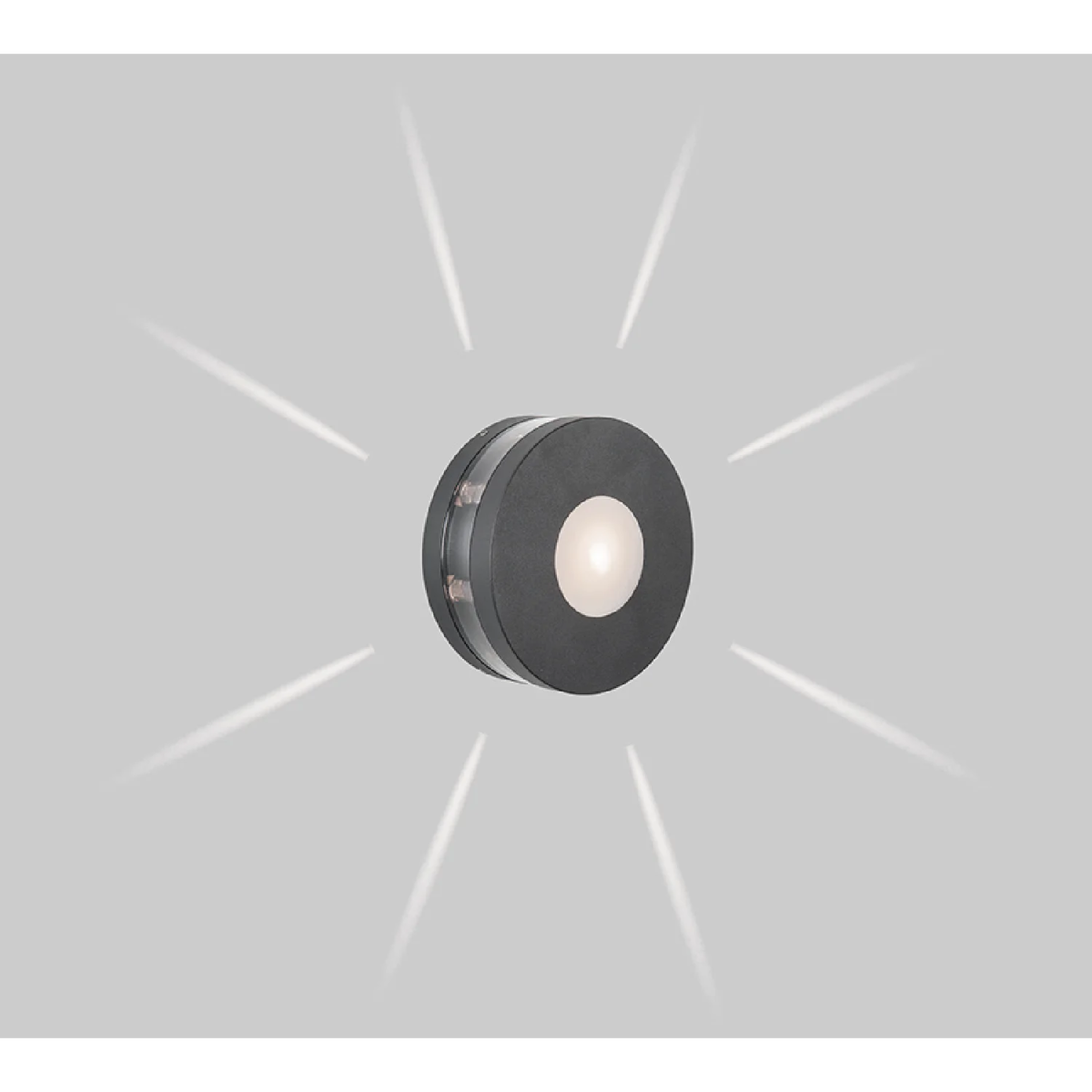 إضاءة جدارية خارجية ليد من الترا لايت | إضاءة أسطوانية لجميع الاتجاهات (DHL-1317)