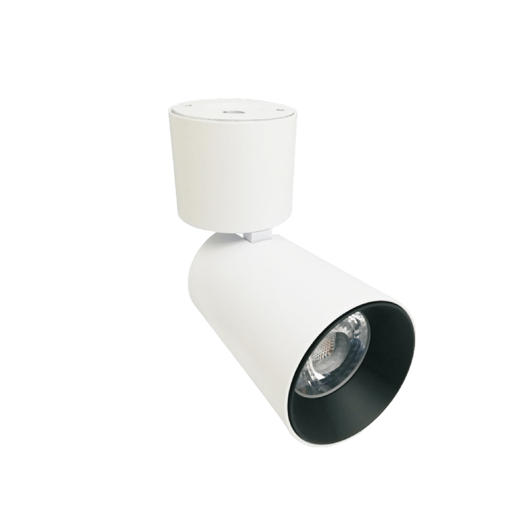 كشاف تراك سقفي دوّار 12.5 واط الترا لايت (BR6454) | شريحة Bridgelux | إضاءة موجهة

