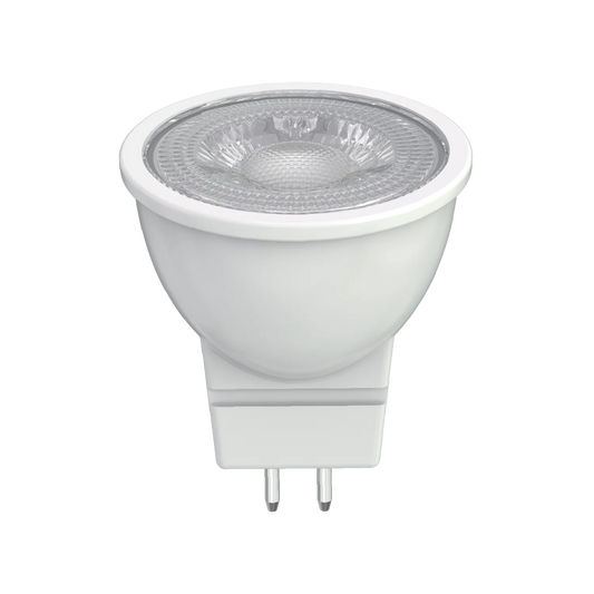 LED light bulb on a white background