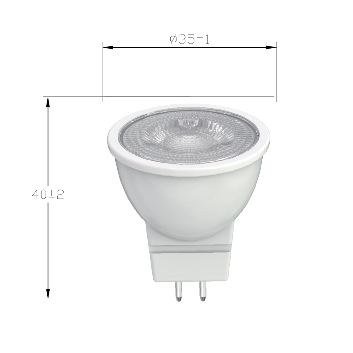 Ultra Light Small LED Bulb | MR11 Samsung LED 2W Indoor (UTL-14aM250ST)