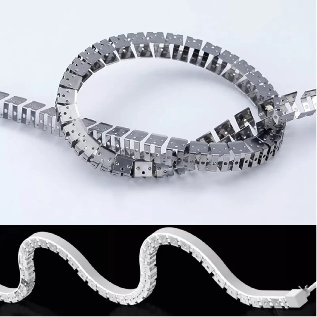 Ultra Light STAINLESS STEEL LED Strip Profile - Sleek Housing for LED Lighting Installations - Ultralight