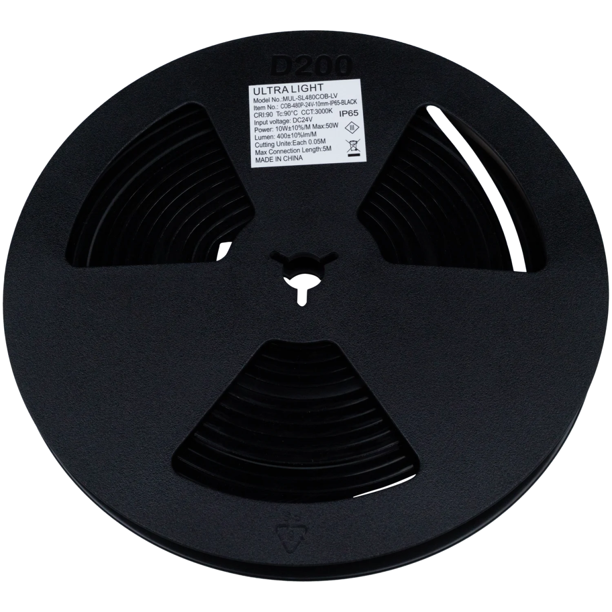 Ultra Light Waterproof COB LED Strip Light 10W/m - 5 Meter (COB-480P)