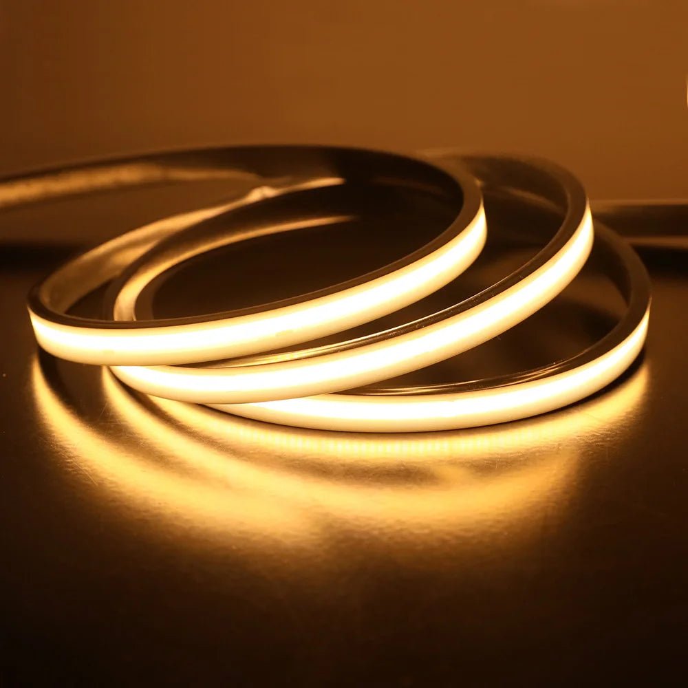 شريط ليد 5 متر COB مقاوم للماء IP65 من الترالايت – إضاءة احترافية خارجية (COB-480P)