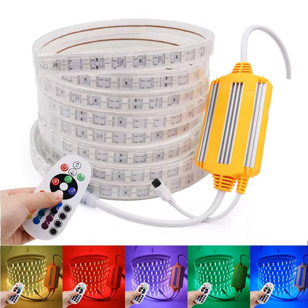 Ultralight 100M RGB Strip Light 100M - Flexible Indoor & Outdoor Lighting (5050-60L)