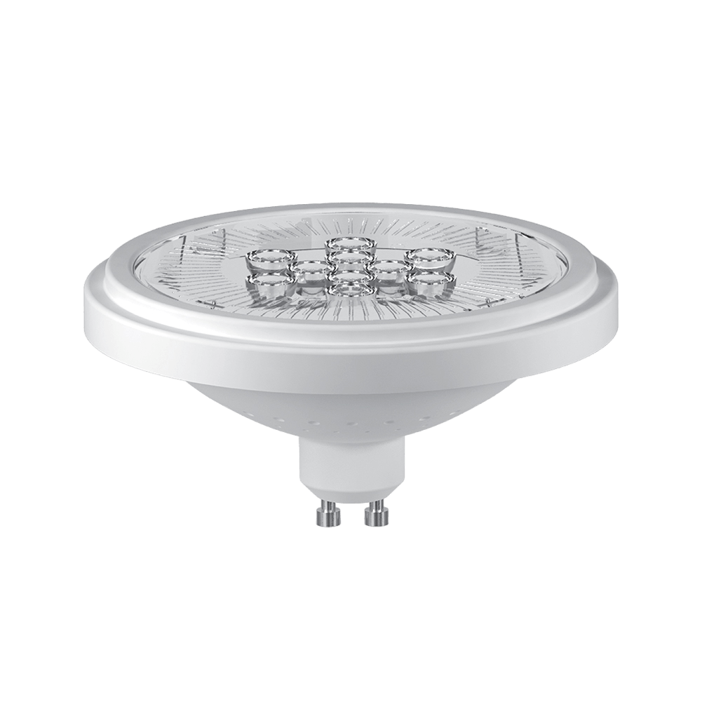 Ultra-Light AR111 Bulb Design, With Power 10.5W , illuminate Spot-light with Beam Angle 40° , and GU10 Bulb Base