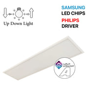 إنارة بانل داخلية بجهتين 120X30 - إضاءة عصرية قابلة للتعديل والتعتيم (BR6740)