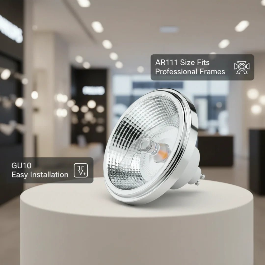 Ultralight 14W Bulb GU10 Base (AR111 Reflector)