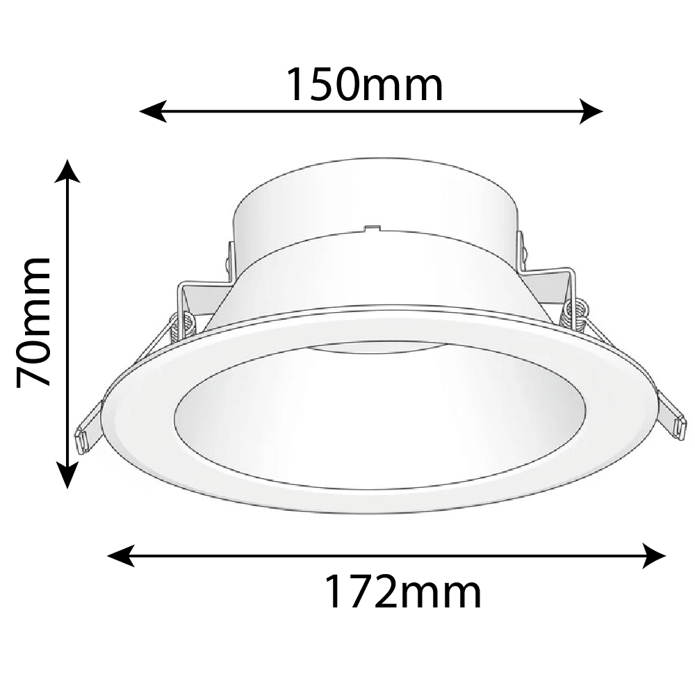 Ultralight 3-Step Dimmable Downlight (UTL-DS) – 30W High Performance LED Light