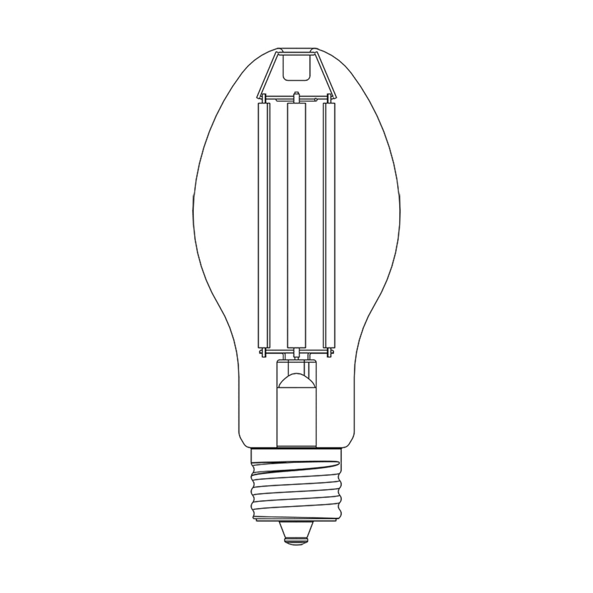 Ultralight 30W LED Filament Bulb E40 Base (UTL-13aHD5000SG)