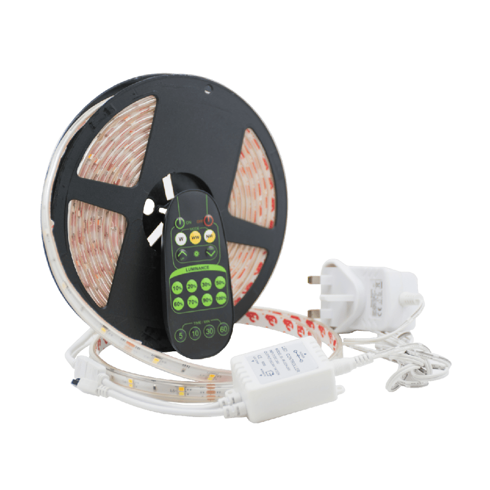 الترا لايت شريط إنارة 24 فولط 5 متر بألوان متغيرة (RTL-FCB-2835-60L)