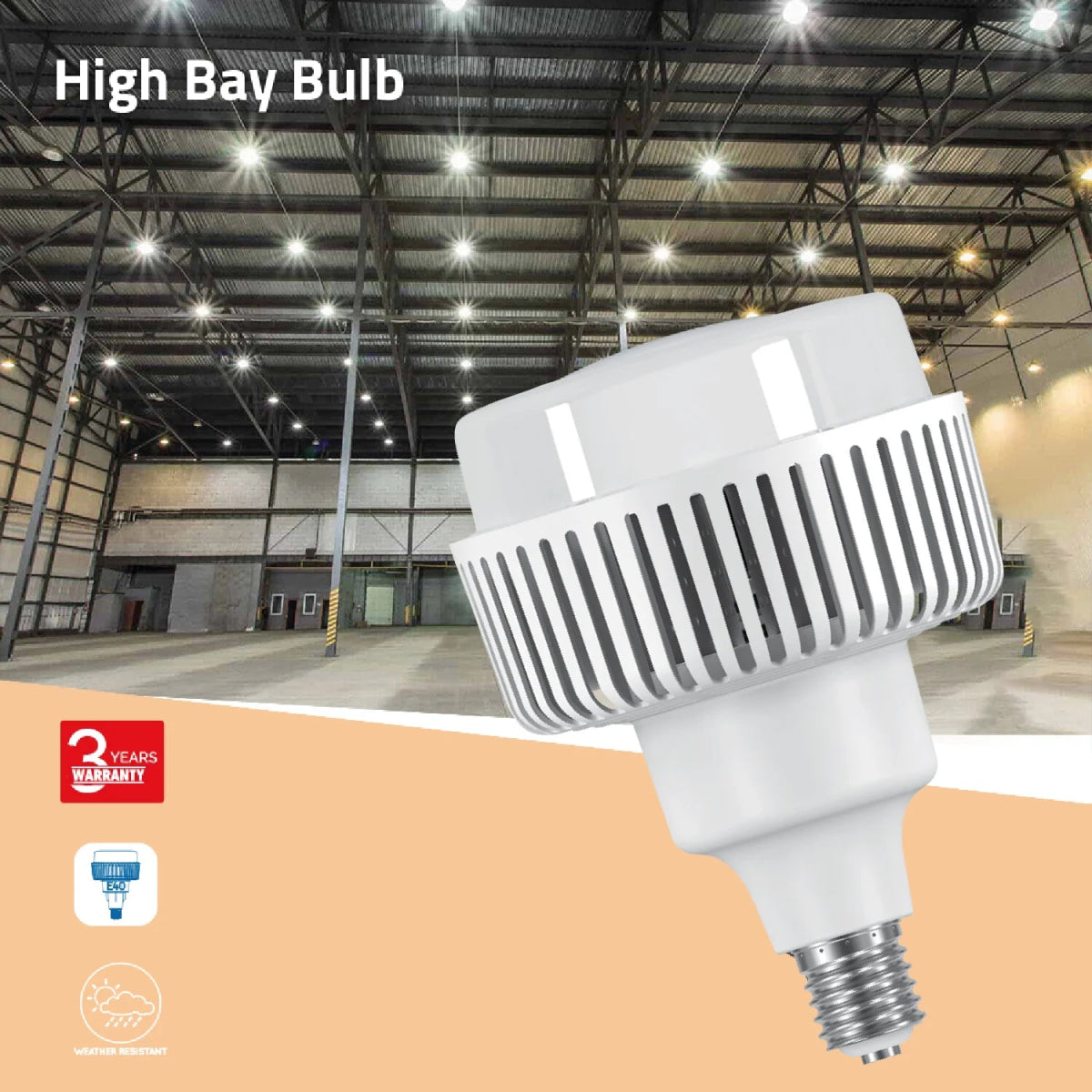 Ultralight 80W High Bay E40 Base (UTL-V1)