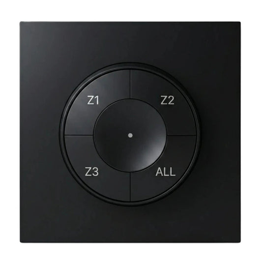 A-Z Smart Switch offers wireless lighting control via RF 2.4G, supporting 3 independent zones + master controller.