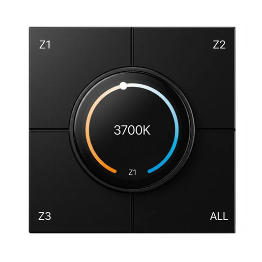 مفتاح الذكي مع شاشة تحكم لنظام الإنارة الذكية من الترالايت (UL-AZ1002-LCD-PB)