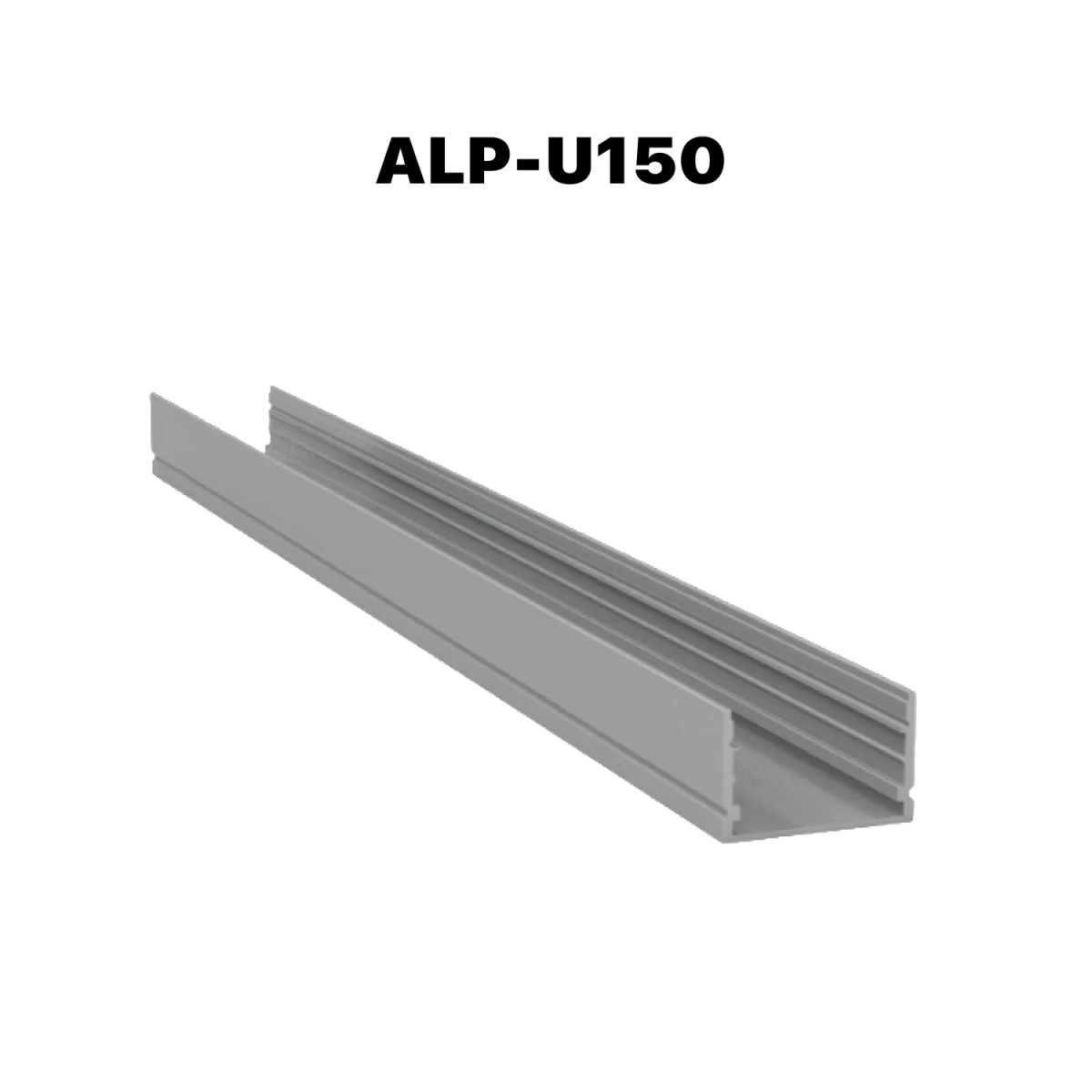 Ultralight Aluminum Profile without cover 18mm (ALP-U150)