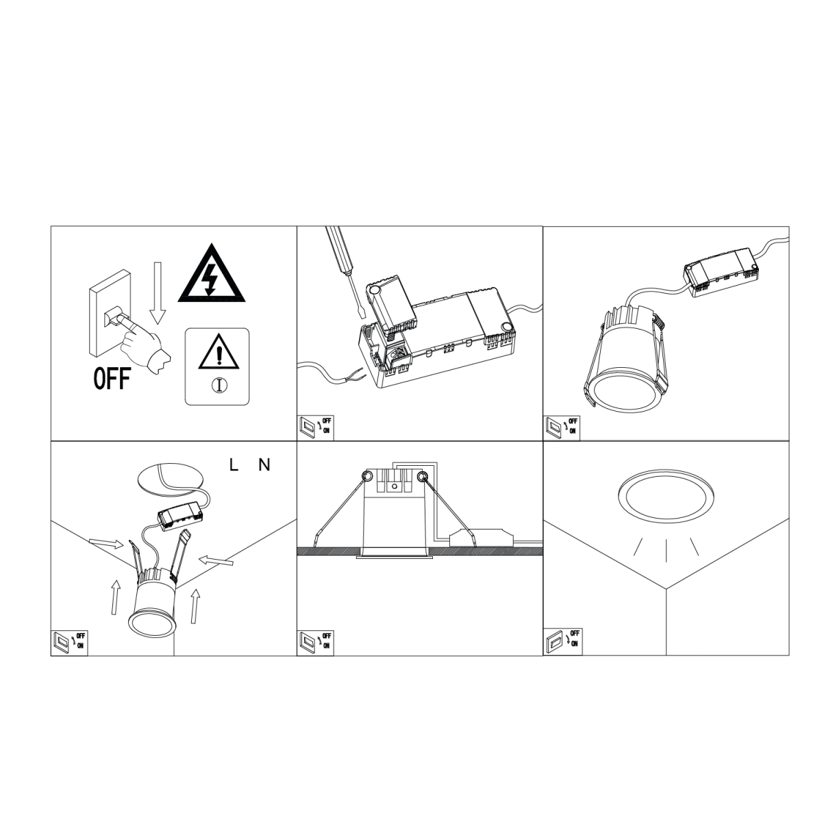 Ultralight Anti-Glare Deep Downlight - COB LED - CRI 95+ (BR4103)