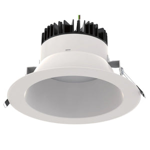 LED downlight with black heat sink