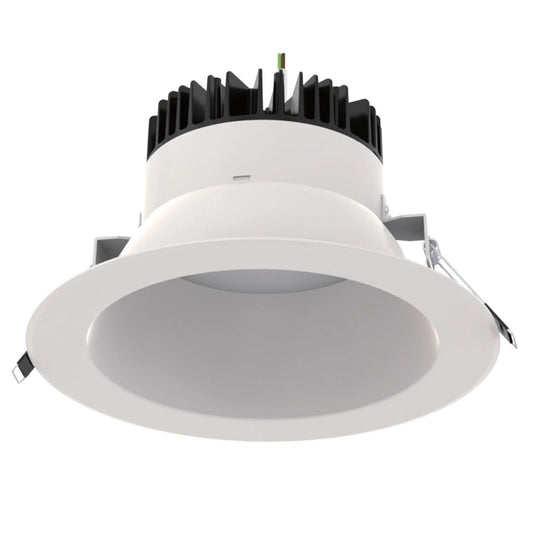 LED downlight with black heat sink