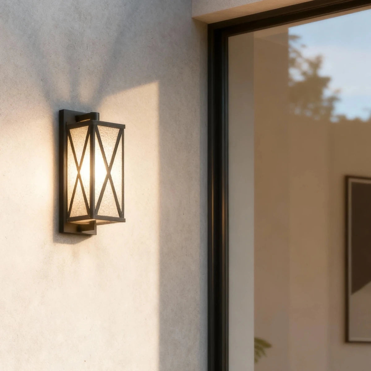 Ultralight Black Classic Wall Light E27 IP44 (TD-2321)