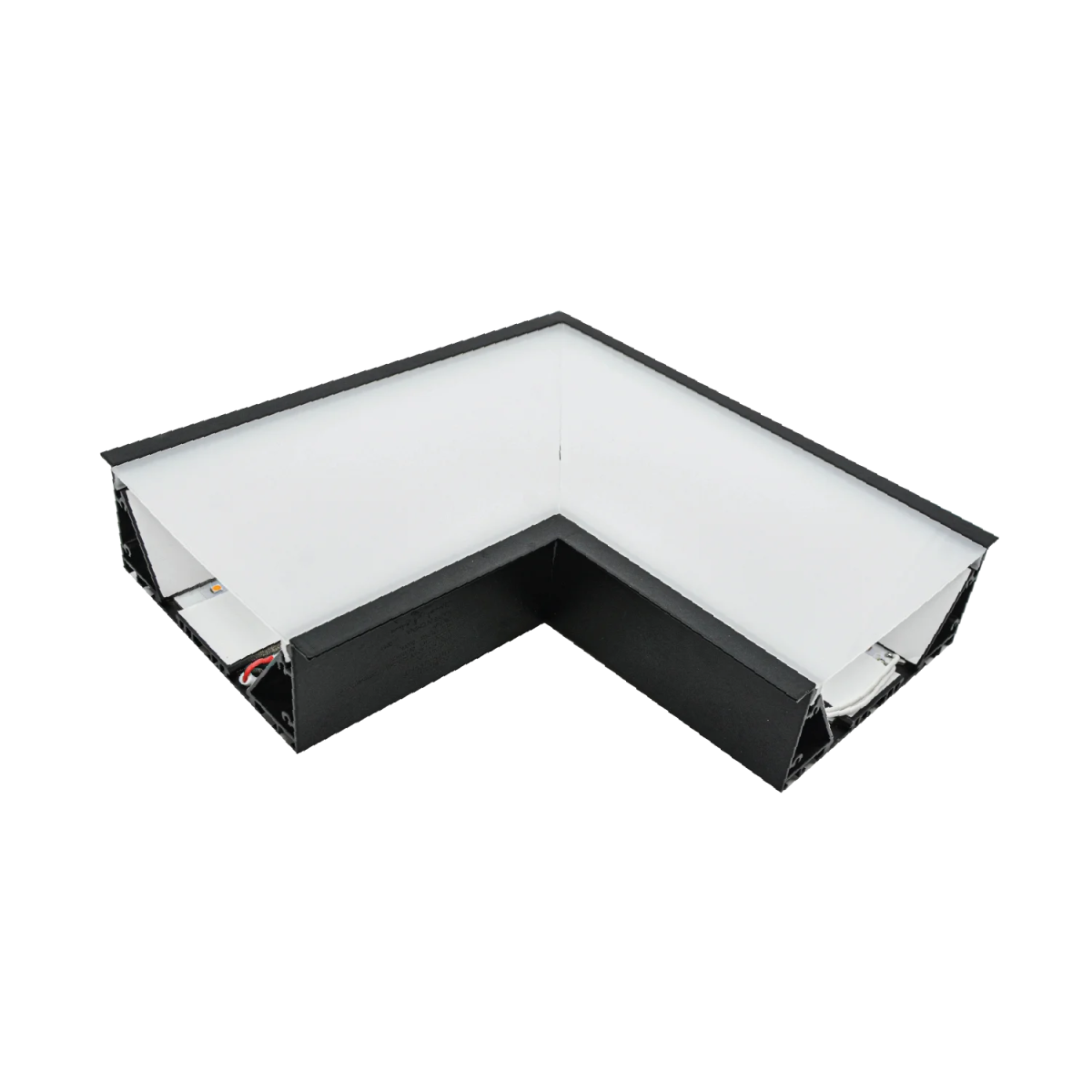 الترا لايت إنارة خطية داخل الجدار لون اسود قابلة للتوصيل (BR6075B)