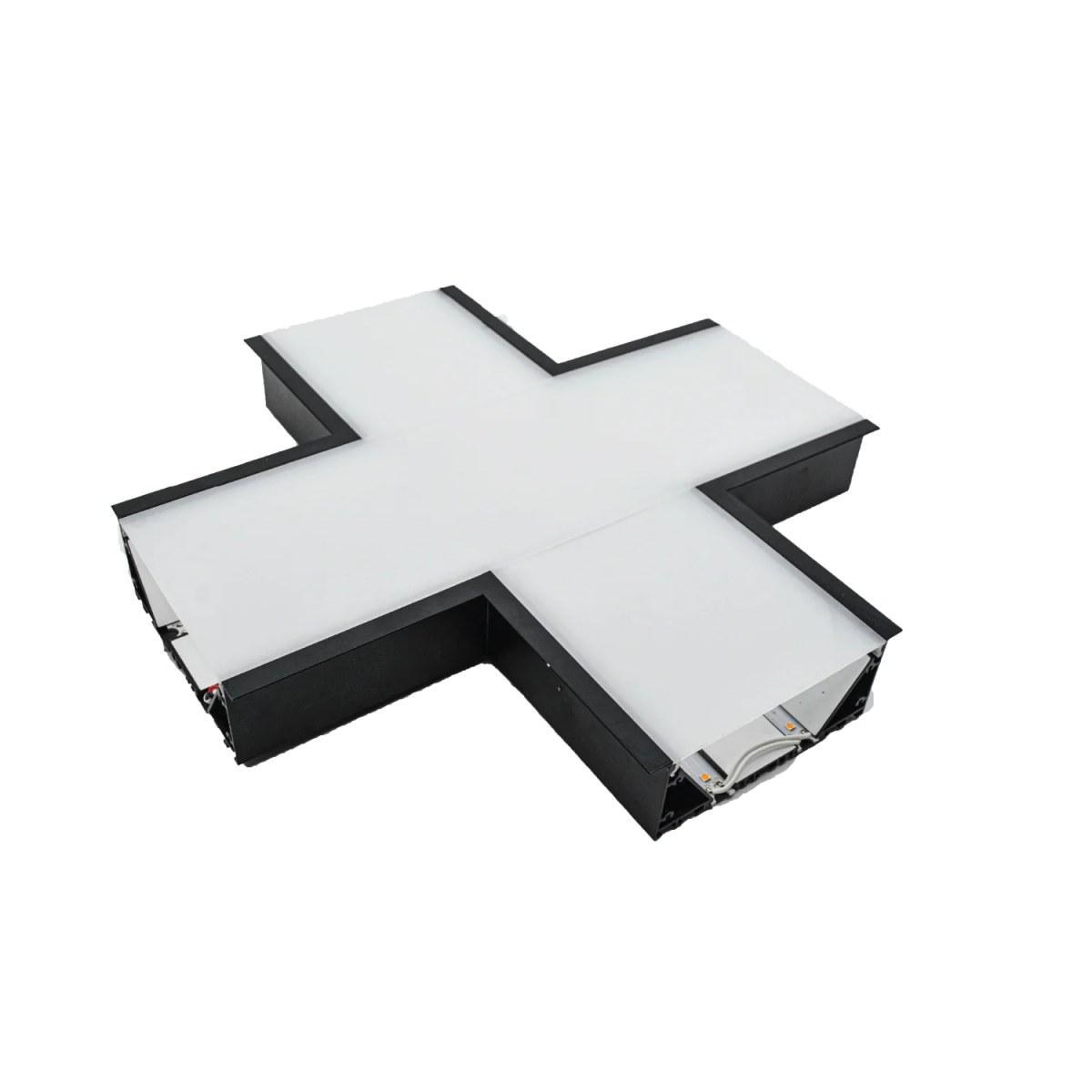 الترا لايت إنارة خطية داخل الجدار لون اسود قابلة للتوصيل (BR6075B)