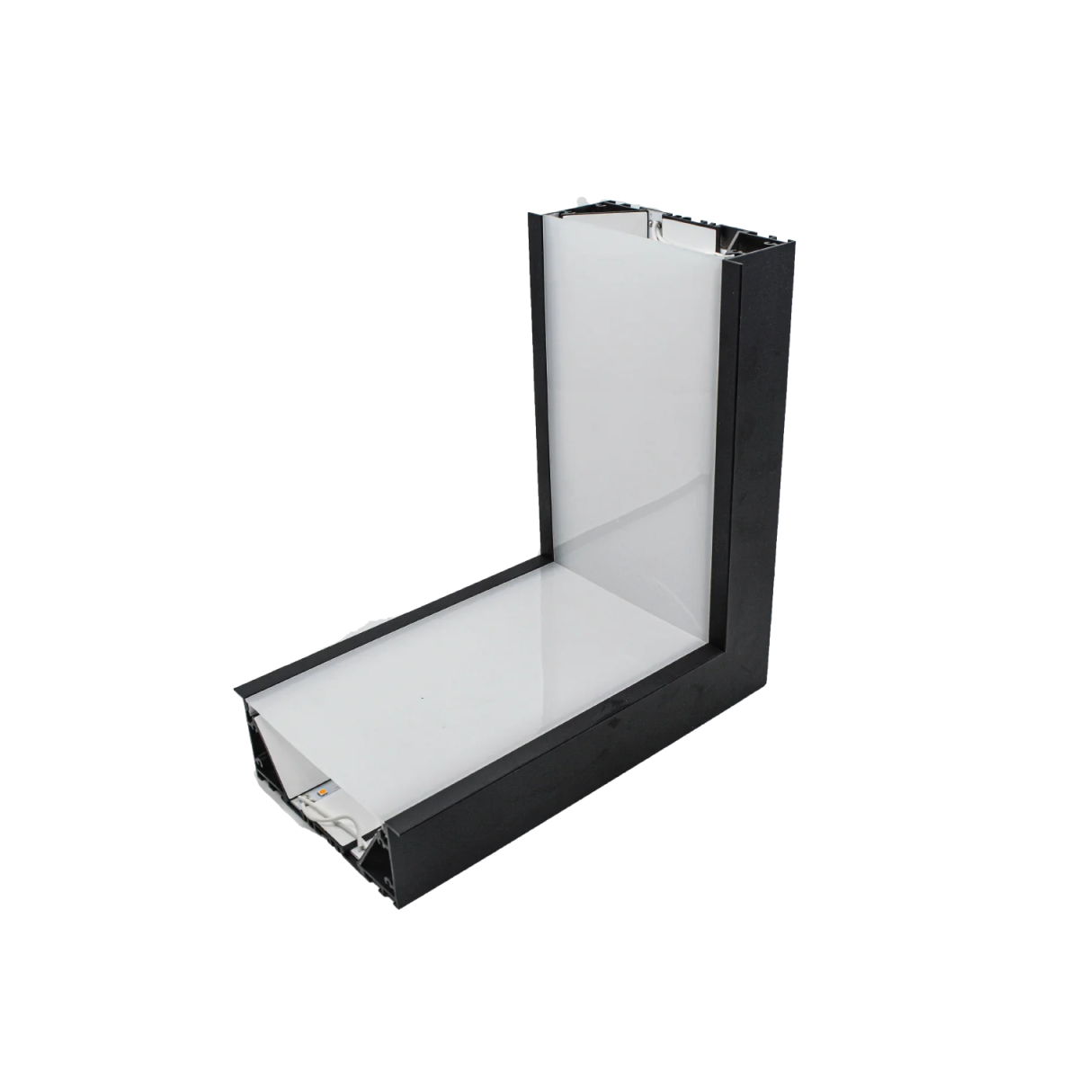 الترا لايت إنارة خطية داخل الجدار لون اسود قابلة للتوصيل (BR6075B)