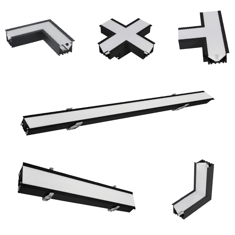 Discover the BR6075B LED Linear Light from Ultra Light featuring Bridgelux technology. flexible design for ceilings
