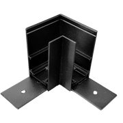 Ultralight Black Surface Mounted Corner 35mm (BT-M035-P7)
