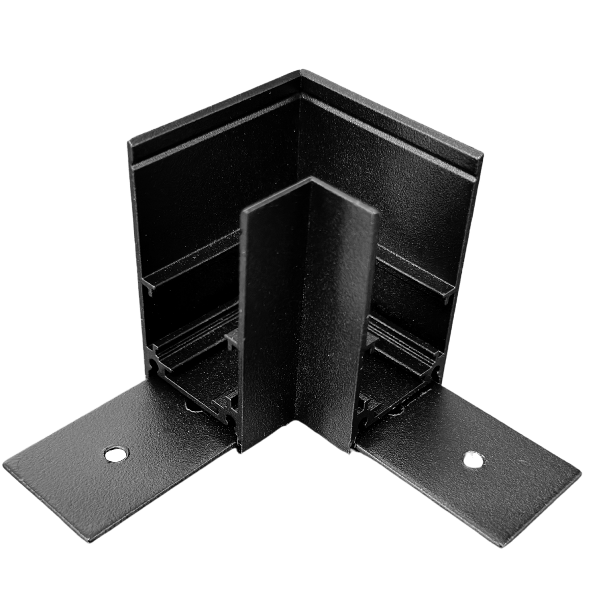Ultralight Black Surface Mounted Corner 20mm (BT-M020-P7)