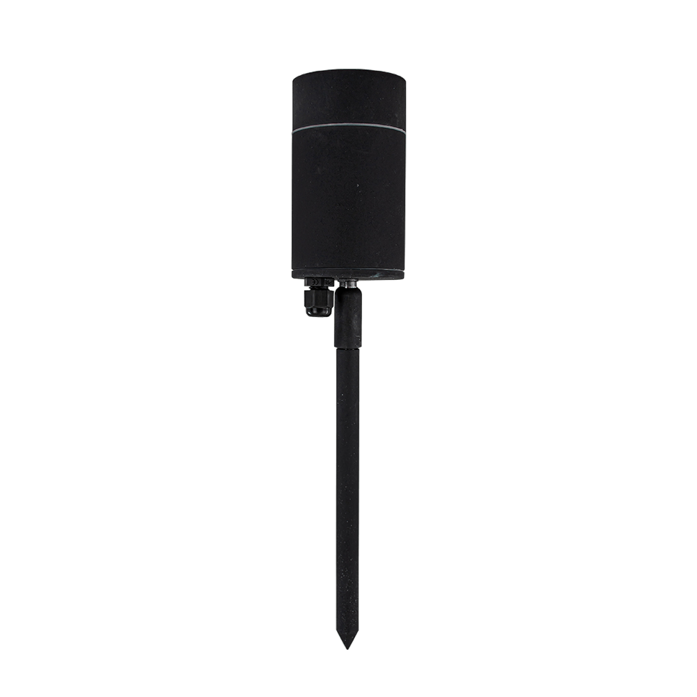 Black outdoor sensor on a green background