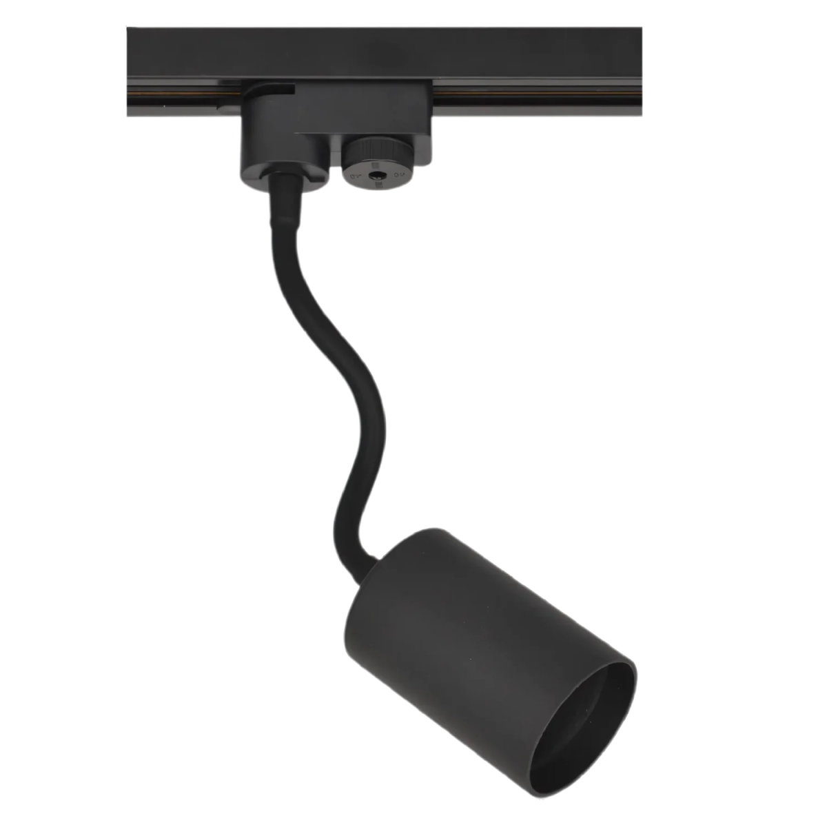 كشاف تراك لايت قاعدة GU10 – بذراع متحرك و لون أسود للاستخدام الداخلي (RB06-26GU-S)