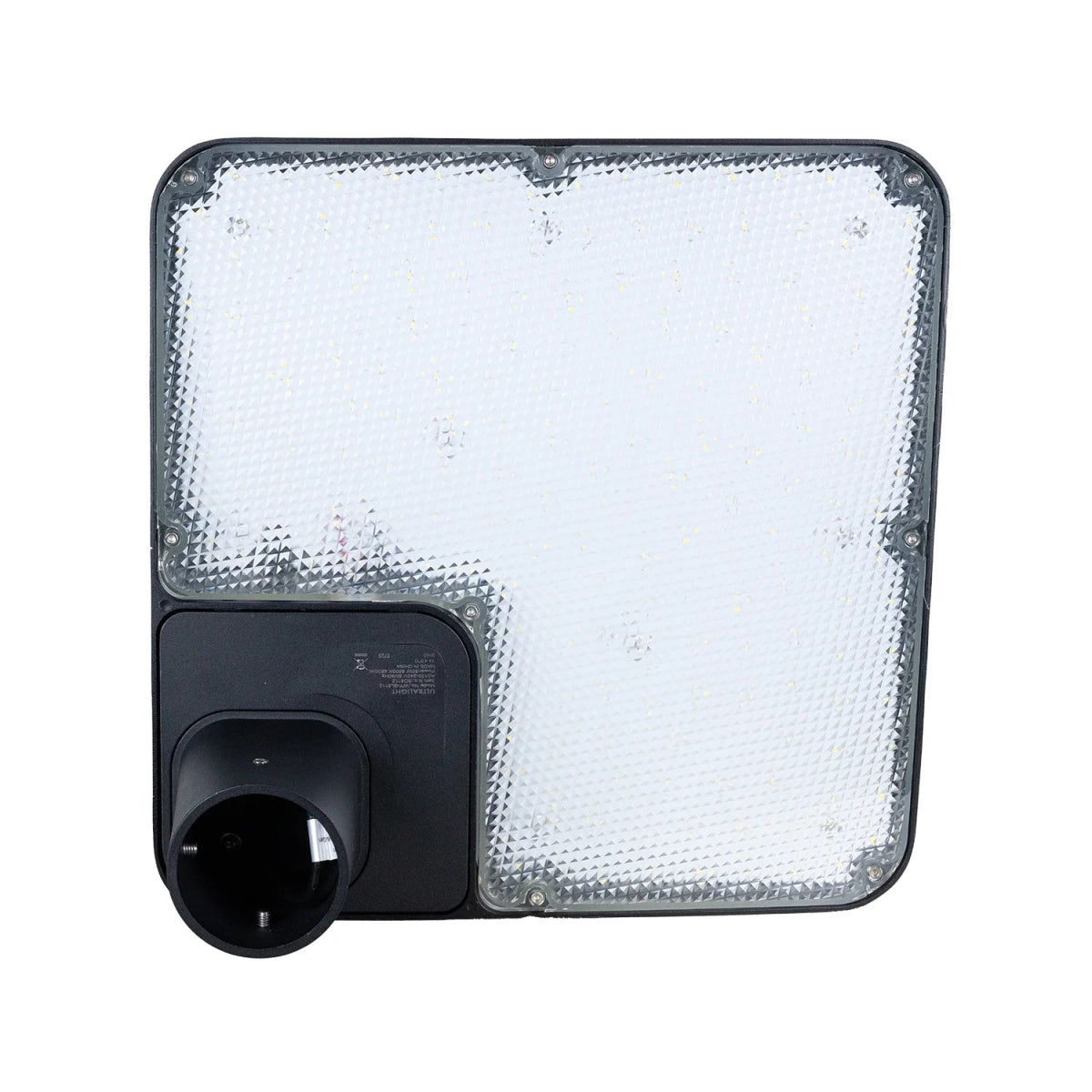 Square light modifier with a black base on a white background