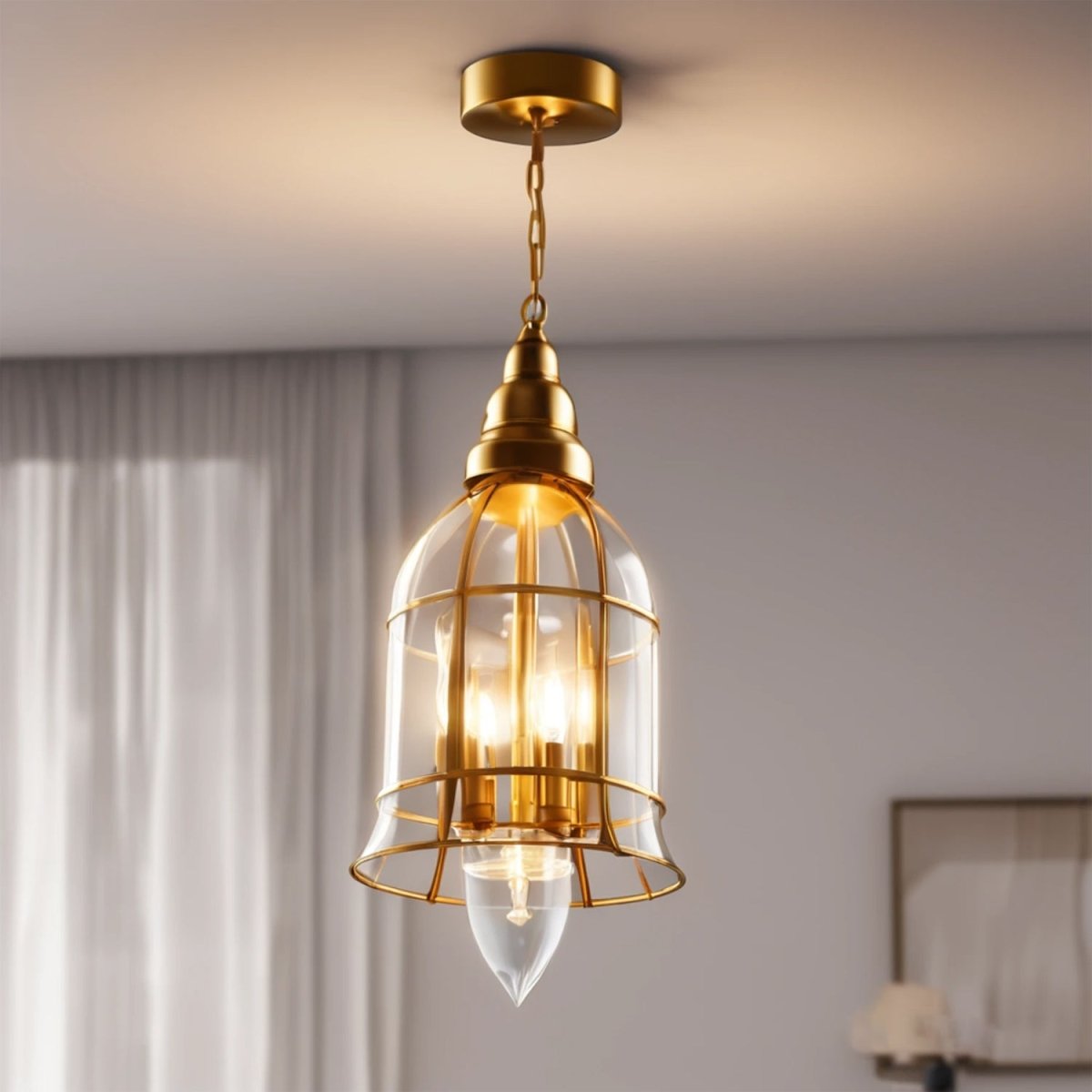 Buy Ultralight Copper Pendant Light (D6080) - Best  from Ultralight