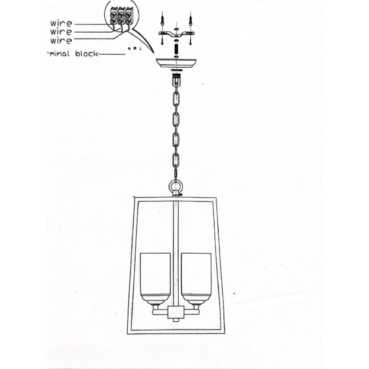 Ultralight Copper Pendant Light (P3404)