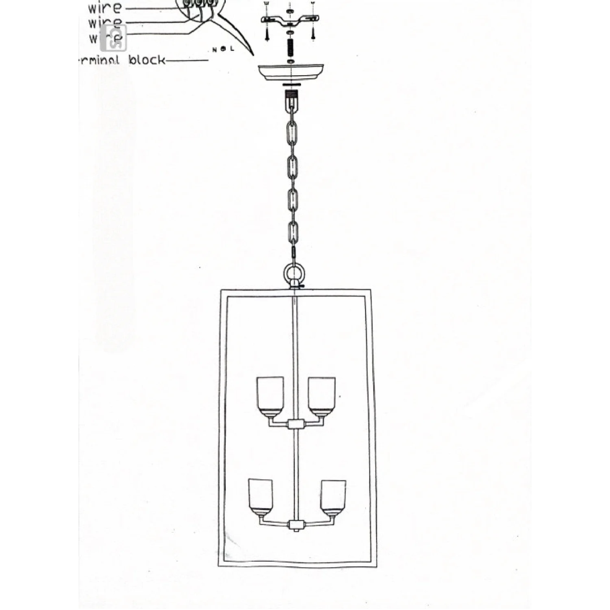 Ultralight Copper Pendant Light (P3404)