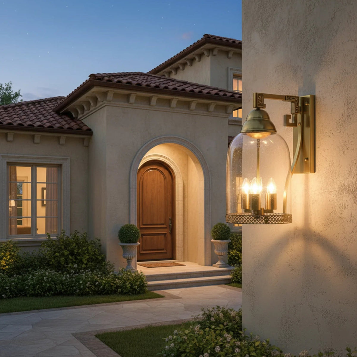 الترا لايت جهاز إنارة جداري نحاسي (5811)