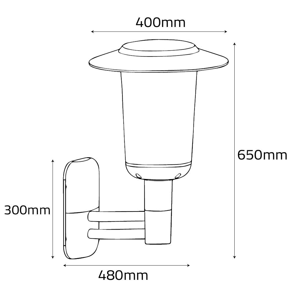 Ultralight Crowned Cylindrical Led Outdoor Light (KH407-family)