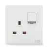 Ultralight Dune 13 Amp Wall Switch Socket (B12-017)