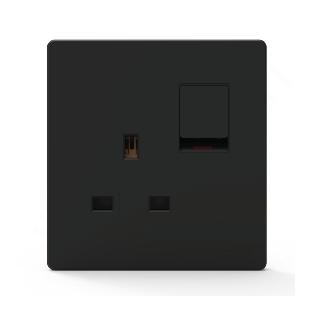Ultralight Dune 13 Amp Wall Switch Socket (B12-017)