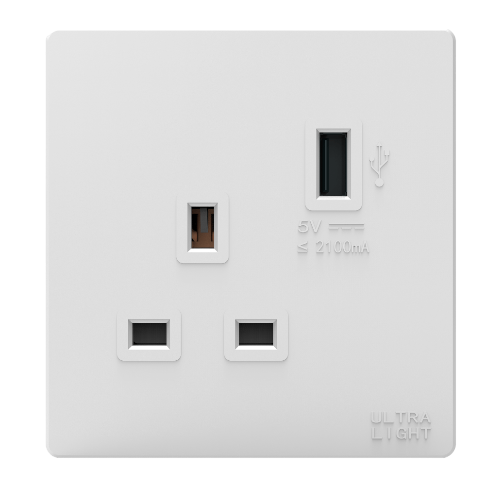 Buy Ultralight Socket with USB Connector (B12-029) - Best  from Ultralight