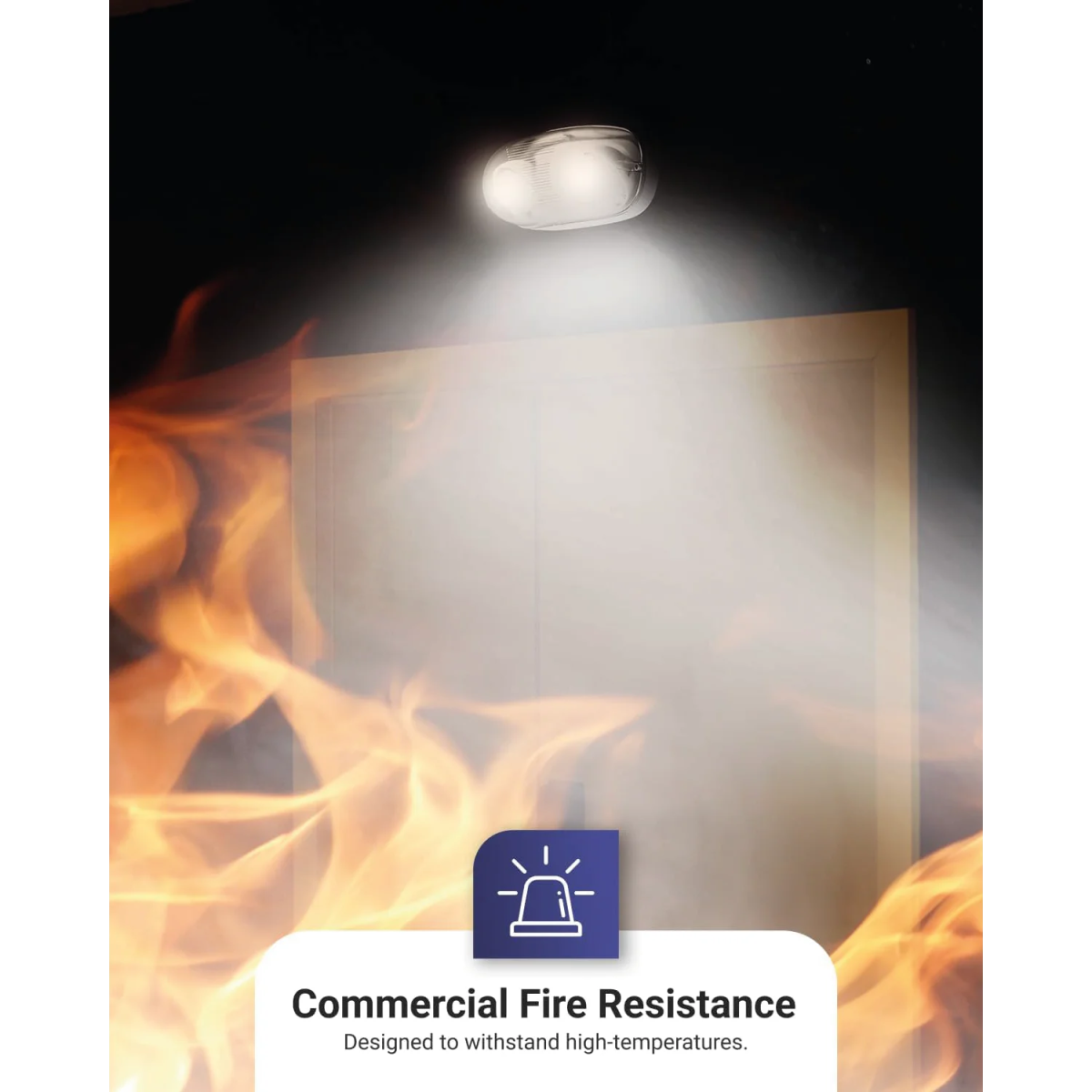 Ultralight Emergency LED Lighting 4W IP65 (JLEU5WP)