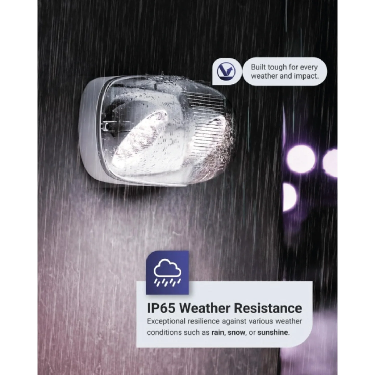 Ultralight Emergency LED Lighting 4W IP65 (JLEU5WP)