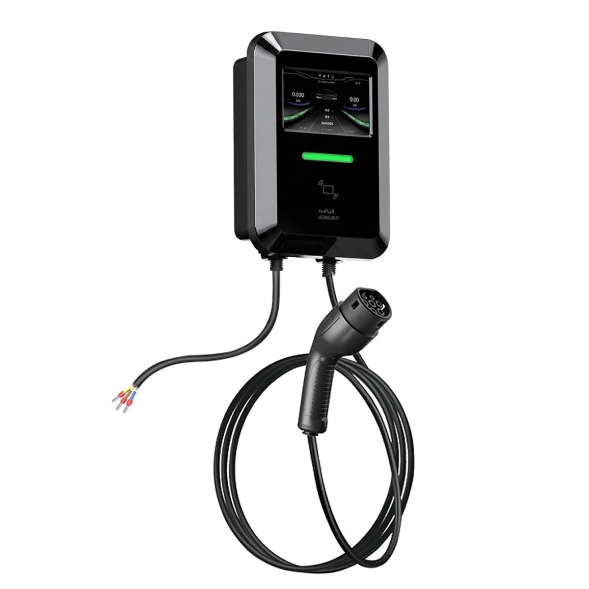 الترالايت شاحن سيارة كهربائي 7 كيلو واط قابل للتشغيل بتطبيق الجوال أو الكرت (UL-EVC2501)