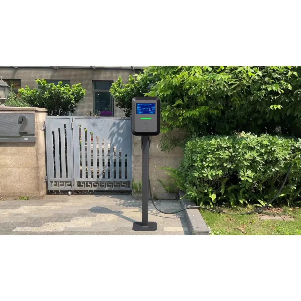الترالايت شاحن سيارة كهربائي 7 كيلو واط قابل للتشغيل بتطبيق الجوال أو الكرت (UL-EVC2501)