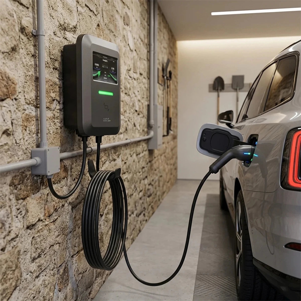 Ultralight EV Car Charger 7KW Smart Charging Via Card/App (UL-EVC2501)