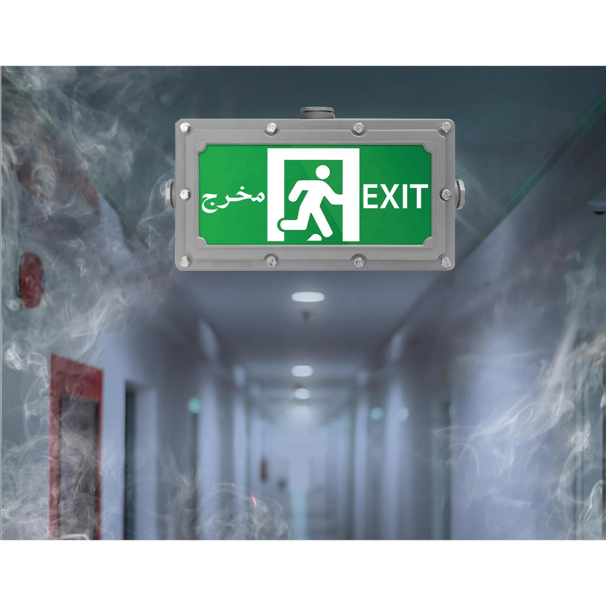 لوحة مخرج طوارئ مقاومة للانفجار الترالايت 2 واط IP65 (JY-3315)