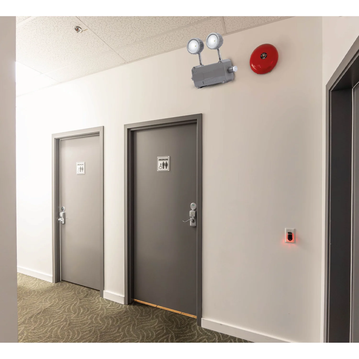 Ultralight Explosion Proof Emergency Light – Twin Spot LED, IP65 Waterproof (JY-1009)