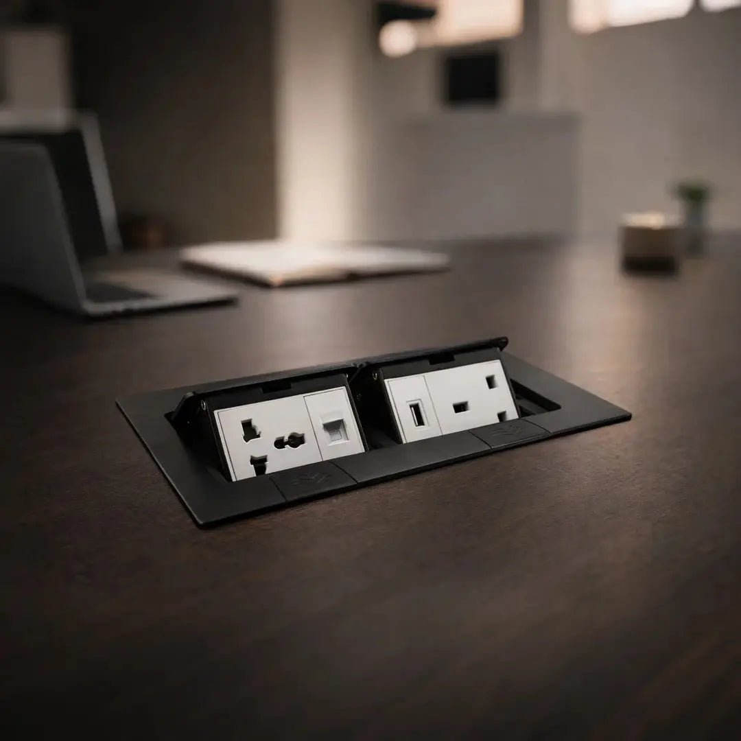 Ultralight Floor Box - Double Socket (SLH)